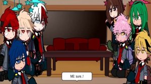 ✨BNHA/MHA reacts to New Student ||new student Deku AU||not original (short)sorry abt any mistakes?