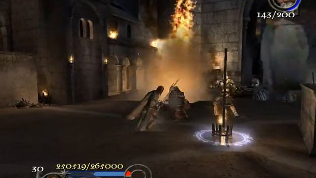 Властелин Колец. Возвращение Короля. Оборона Минас-Тирита. Играем за Арагорна. смотреть онлайн