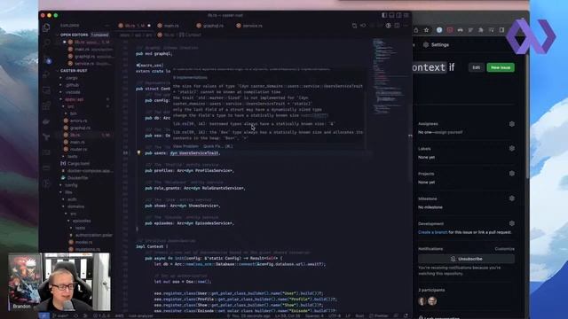 Live Coding: Example Caster API | Rust, GraphQL