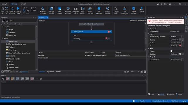 UiPath-Test Automation| Get Test Data Queue Item| Test Data Queue| Part-5 смотреть онлайн