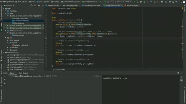 Intro to Android Development: Lecture 7 - Persistent Storage смотреть онлайн