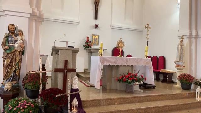 Св. Месса - четверг 2.11.2023 в 10.00, Розарий за усопших смотреть онлайн