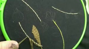 Тамбурный шов. Вышивка с Юлией Сидоренко