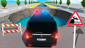 ПРОЕДЕТ ЛИ ОПЕРСКИЙ МЕРСЕДЕС V CLASS ОПАСНУЮ ЯМУ С ВОДОЙ В ГТА 5 МОДЫ! ЭКСПЕРИМЕНТЫ В GTA 5!