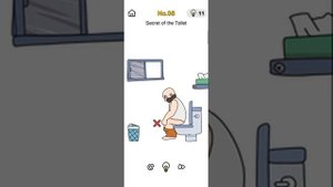 Brain out challenge prank plan level 5 secret of the toilet walkthrough gameplay solution
