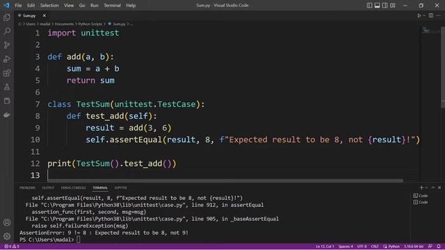 Unit Testing in Python