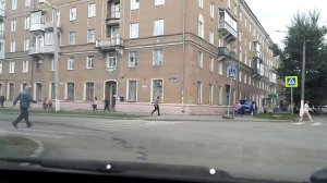 улица Ленинградская, город Юрга (из авто) 2017