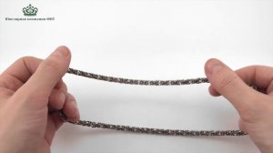 Цепь из серебра с золочением Королевская Роза