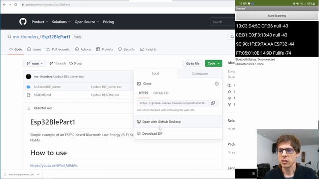 Create a BLE app for your mobile phone! Control an ESP32 with BLE смотреть онлайн