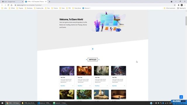 [Arabic] HTML & CSS Template Three 2021 - #02 - Prepare The Project And Files