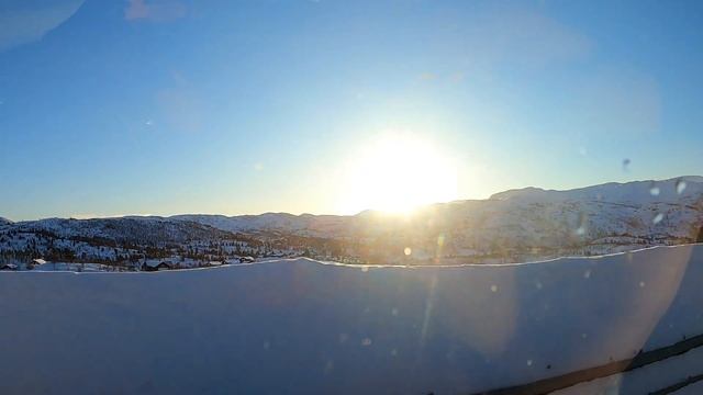 POV Driving in Norway from Oslo to Bergen Норвегия зимой Из Осло в Берген смотреть онлайн
