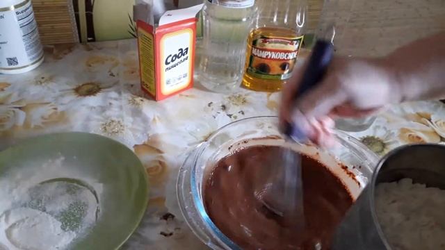Рубрика "Мамина кухня"Постный шоколадный кекс или пирог.