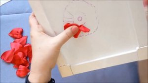Мастер-класс по просьбам. Пион, отвернутый от нас. Часть 1.