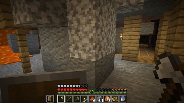 Minecraft Survival Прохождение (Часть 6) - Нашел золотую руду смотреть онлайн