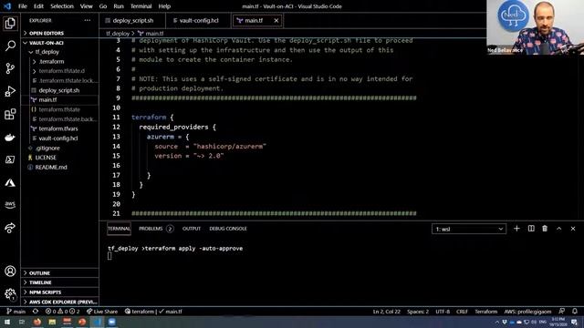 Running HashiCorp Vault on Azure Container Instances смотреть онлайн