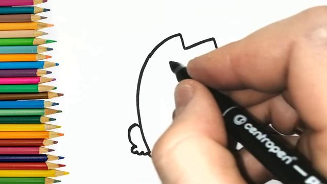 КАК нарисовать КОТА/HOW To Draw A CAT (Рисунки для срисовки)