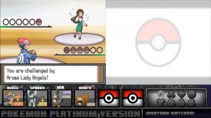 Let's play pokemon Platinum Part 8 - Eterna Gym and Gym leader Gardenia