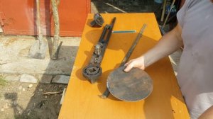 ПРИСПОСОБА Станок Кондуктор, для ЗАГИБА полосы в Круг, Кольцо без ТРУБОГИБА!