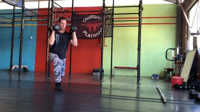 Deadlift + Biceps Curl + Lunge - D/B’s - Fitness Technologies And CrossFit Platinum