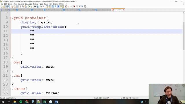 Grid Template Areas Basics смотреть онлайн