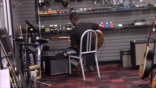 Hanging at the shop playing an Ibanez AEW40AS NT with Acoustic G35FX Amp Part 7 смотреть онлайн