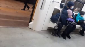 Казанское метро. Козья Слобода - Северный вокзал, на поезде 81-740.4 (Русич.4) №0300, 0892 и 0301