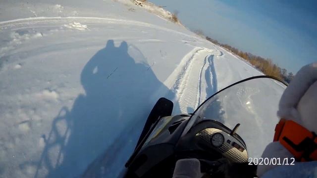 ШАШЛЫК ЗИМОЙ, ЖЕНА КАТАЕТ НА СЕГОХОДЕ ТАЙГА 500 ,Часть 2 смотреть онлайн