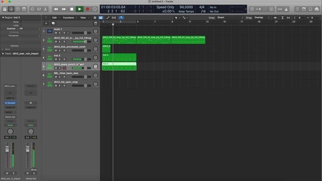 Как сделать хип-хоп бит в Logic Pro X и Splice | Akai MPC vs. Logic Pro X, 0+