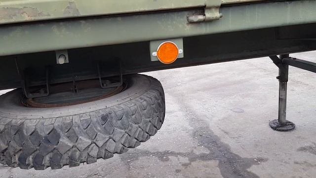 ОДАЗ 9370. Привезли мой полуприцеп. #полуприцепы #полуприцеп #военнаятехника