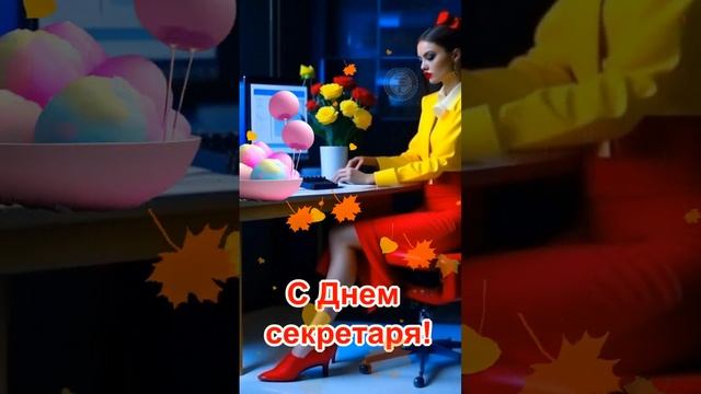 С Днем секретаря Счастливого тебе Дня секретарь #shorts