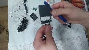 Ремонт гирлянды, замена блока ek 04