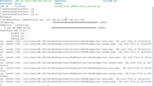 Oracle JDK 10 RPM Installation in Fedora 27 Workstation смотреть онлайн