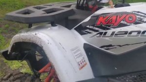 Квадроцикл Kayo Big Bull AU 200, мої враження після 500 км.