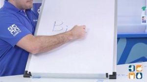 Universal Dry Erase Whiteboard, 36" x 24", Aluminum & Plastic Frame