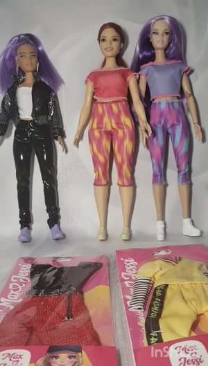 ASMR распаковка одежды Max&Jessi для Barbie от Kari kids (1 часть)