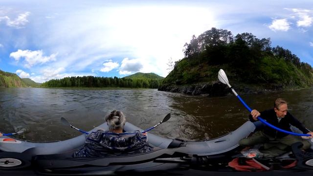 2021-06-06. Сплав по Мане (видео 360) смотреть онлайн