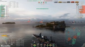 Battleship St. Vincent - Good game on Crash Zone Alpha map