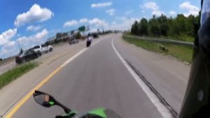 На мотоцикле врезался в автомобиль жесть