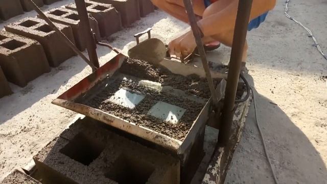 Как сделать шлакоблок своими руками ? Самодельный станок? смотреть онлайн