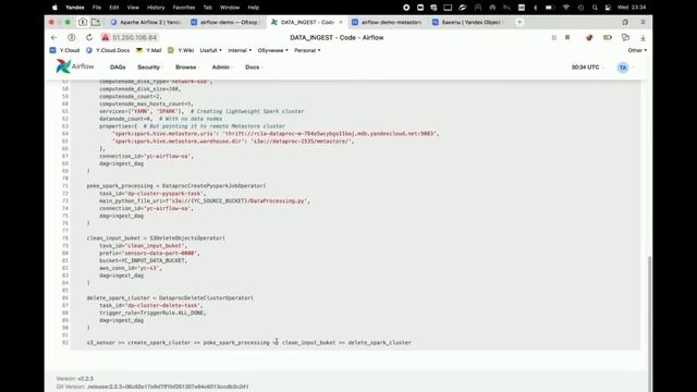 Обработка данных на Apache Airflow в Yandex Cloud