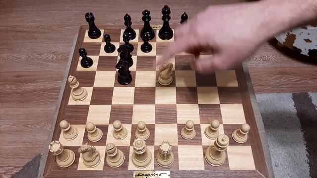 Шахматы. Ловушка на Ферзя в начале партии. Очень просто применить. Как выиграть Ферзя в шахматах.