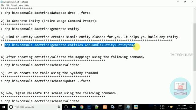 Symfony 3.4  - Entity | Doctrine ORM | Tamil | Part - 6
