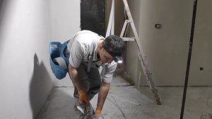 Поклейка ленты Strait-Flex Tuff-tape