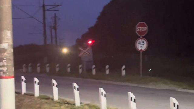 Железнодорожный переезд около Орловки