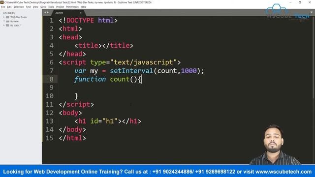 JavaScript clearInterval() Functions - How to use clearInterval in JavaScript | JavaScript Tutorial