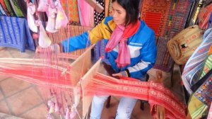 Как ткут ткани в Далате