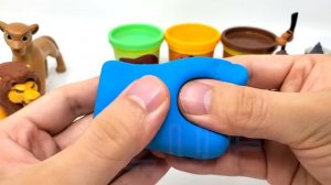 8 The Lion King Characters Play-Doh Surprise Toys!!