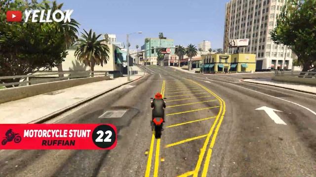 TOP 50 MOTORCYCLE STUNT SPOTS FOR BEGINNERS (& Pros) + Locations! | GTA 5 Stunts смотреть онлайн