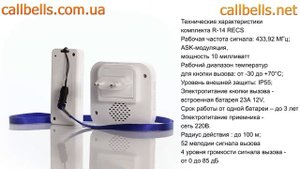 Система вызова для инвалидов RECS R-14 | Беспроводная кнопка вызова для инвалида | callbells.net