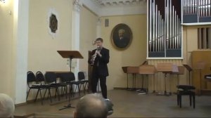 И.Стравинский.Три пьесы для кларнета соло.